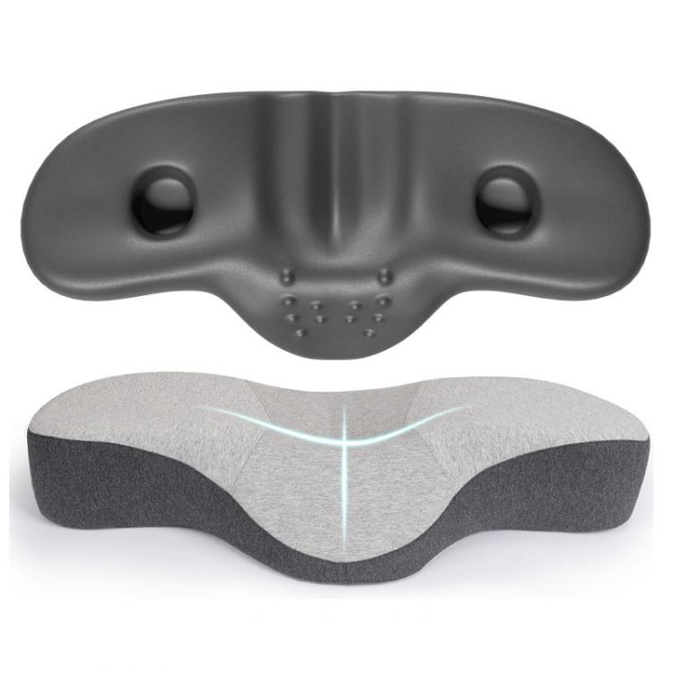Frog Design Neck Pillow for Pain Relief Memory Foam Cervical Pillow with Ergonomic Contour for Side & Back Sleepers, Standard Version, Bamboo Charcoal Version, USB Heated Version