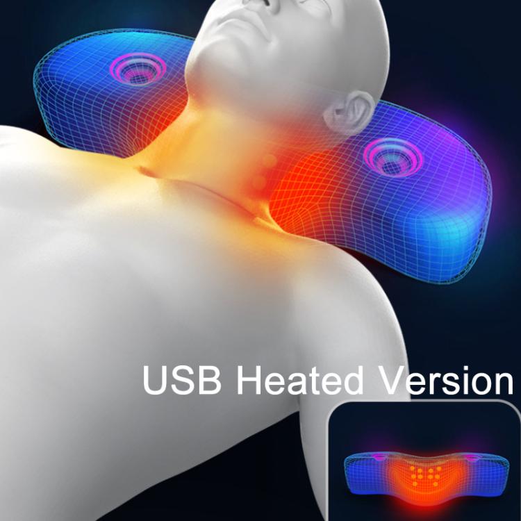 Frog Design Neck Pillow for Pain Relief Memory Foam Cervical Pillow with Ergonomic Contour for Side & Back Sleepers, Standard Version, Bamboo Charcoal Version, USB Heated Version