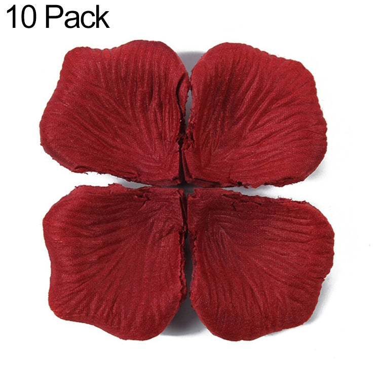 1000pcs / Pack Artificial Wedding Rose Petals Flowers Wedding Decorations, Red, Wine Red, Magenta, Purple Red, Light Pink, Cream White, White, Dark Purple, Light Purple, Wine Red + Dark, Violet, Yellow, Sunset Red, Dark Blue, Light Blue, Lake Blue     ...