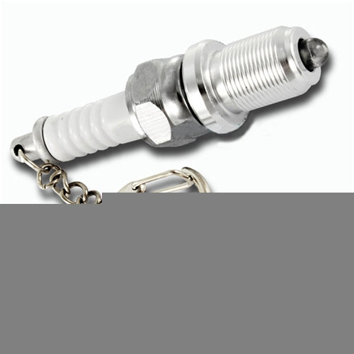 2 PCS Casual LED Key Chain Spark Plug Key Chain Keychain Car Parts Keyring Car Styling Accessories Decoration, Spark Plug Shape