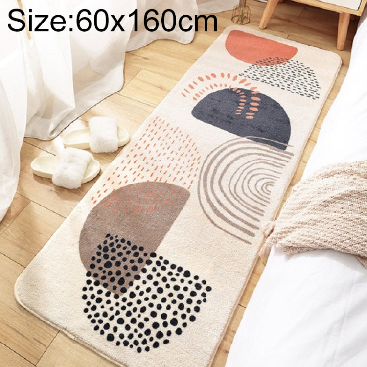 Home Bedroom Carpet Strip Room Bedside Lamb Cashmere Non-slip Mat, 40×120 cm, 60×160 cm, 60×180 cm