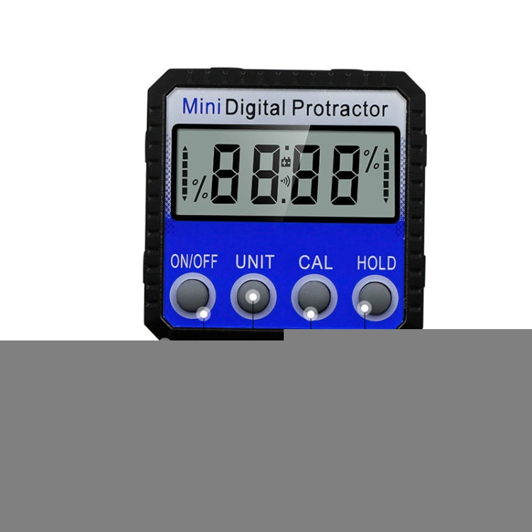 Mini Multi-angle Flip Strong Magnetic Adsorption Angle Ruler Digital Display Inclinometer, Adsorption Angle Ruler
