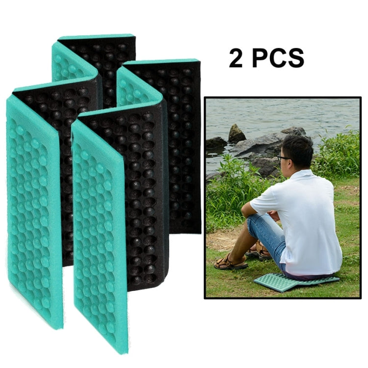 2 PCS Portable Folding Cellular Massage Cushion Outdoors Damp Proof Picnic Seat Mats EVA Pad, 2 PCS (Red), 2 PCS (Dark green), 2 PCS (Grass green), 2 PCS (Orange), 2 PCS (Blue), 2 PCS (Purple)