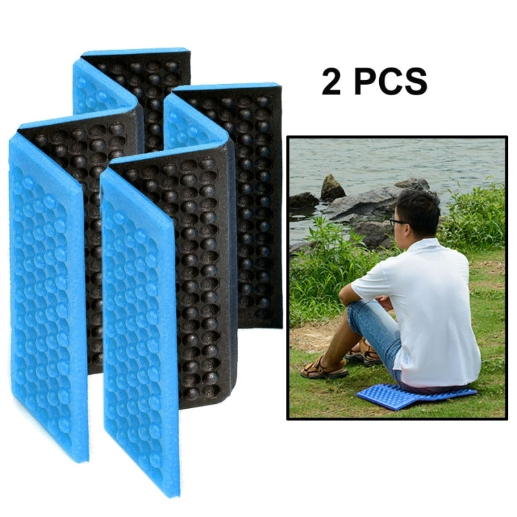 2 PCS Portable Folding Cellular Massage Cushion Outdoors Damp Proof Picnic Seat Mats EVA Pad, 2 PCS (Red), 2 PCS (Dark green), 2 PCS (Grass green), 2 PCS (Orange), 2 PCS (Blue), 2 PCS (Purple)